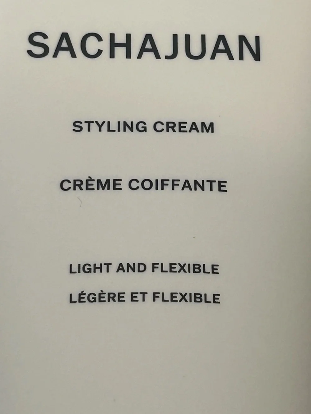 Sachajuan Light & Flexible Styling Cream 4.2oz, Sealed. New!